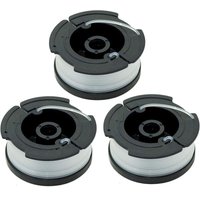 0,065"-Spule für BLACK+DECKER-Fadentrimmer (Ersatzspule mit automatischer Zuführung), kompatibel mit BLACK+DECKER AF-100, 3er-Pack von CYSLMUK