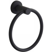 1 Stück Badezimmer-Handtuchring aus Edelstahl 304 zur Wandmontage, schwarz, Badezimmer-Handtuchhalter 1 Stück Badezimmer-Handtuchring aus Edelstahl 304 zur Wandmontage, schwarz, Badezimmer-Handtuchhalter von CYSLMUK