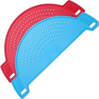 2er-Pack Abtropfgestell aus Kunststoff, Halbmondform mit Griff, hitzebeständiges Sieb für Nudeln, Gemüse, Obst, Küchenutensilien, 28 x 10,4 cm 2er-Pack Abtropfgestell aus Kunststoff, Halbmondform mit Griff, hitzebeständiges Sieb für Nudeln, Gemüse, Obst, Küchenutensilien, 28 x 10,4 cm von CYSLMUK