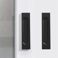 Cyslmuk - 2er-Pack Griffe, Schiebetürgriffe, keine Löcher erforderlich, Möbelgriffe, schwarz, Schiebetür, Küche, Kleiderschrank, Schiebetür, Cyslmuk - 2er-Pack Griffe, Schiebetürgriffe, keine Löcher erforderlich, Möbelgriffe, schwarz, Schiebetür, Küche, Kleiderschrank, Schiebetür, von CYSLMUK