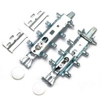 2er Set Universal-Wandhalterungen für Küchenschränke mit Kappen von CYSLMUK