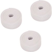 3 Rollen weißes wasserdichtes Dichtungsband für die Badezimmerabdichtung, selbstklebendes PVC-Dichtungsband für Küche, Badezimmer, Badewanne von CYSLMUK
