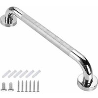Cyslmuk - 304 Badewannen-Haltegriff 40 cm, Handlauf, Toilettenerhöhung für Erwachsene, Badewannen-Haltegriff aus Edelstahl mit rutschfestem Griff, Cyslmuk - 304 Badewannen-Haltegriff 40 cm, Handlauf, Toilettenerhöhung für Erwachsene, Badewannen-Haltegriff aus Edelstahl mit rutschfestem Griff, von CYSLMUK