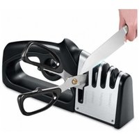 Cyslmuk - 4-in-1 Küchenmesserschärfer und Schere, professioneller Messerschärfer, Messerschärfer mit rutschfestem Radiergummi für Edelstahl- und Cyslmuk - 4-in-1 Küchenmesserschärfer und Schere, professioneller Messerschärfer, Messerschärfer mit rutschfestem Radiergummi für Edelstahl- und von CYSLMUK