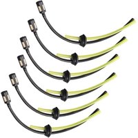 6 Stück Kraftstoffschlauch-Anschlüsse, universeller Kraftstoffschlauch für Freischneider, Freischneider, Heckenscheren, Freischneider 6 Stück Kraftstoffschlauch-Anschlüsse, universeller Kraftstoffschlauch für Freischneider, Freischneider, Heckenscheren, Freischneider von CYSLMUK