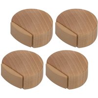 Cyslmuk - 6 Stück Türstopper – selbstklebender Türstopper aus Holz für Böden und Parkett – selbstklebender Türstopper – Türstopper von CYSLMUK