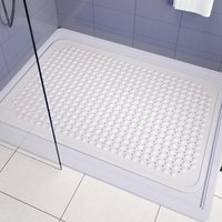 70 x 40 cm rechteckige Duschmatte, großes Badezimmer, rutschfeste Matte, Haushaltsduschraum, Badematte, WC-Bodenmatte, PVC-Fußmassage-Badewannenmatte von CYSLMUK