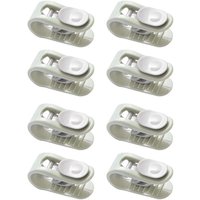 8 Stück Quilt-Clips, rutschfest, nadelloser Greifer, Bettlaken, Quilt-Halter, Kleidung, Socken, Vorhang, Quilt-Clips (grün) von CYSLMUK