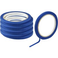 9 Rollen blaues Abdeckband zum Dekorieren, Basteln, Sprühklebepapier, für mehrere Oberflächen, klare Linien, hinterlässt keine Rückstände, 20 m x 5 mm von CYSLMUK