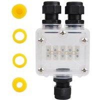 Anschlussdose, Wasserdichter Steckverbinder IP68, 3-Wege-Anschlussdose, Anschlussdose für Kabel Ø 4 bis 14 mm, LED-Beleuchtung, Anzeigetafel Anschlussdose, Wasserdichter Steckverbinder IP68, 3-Wege-Anschlussdose, Anschlussdose für Kabel Ø 4 bis 14 mm, LED-Beleuchtung, Anzeigetafel von CYSLMUK