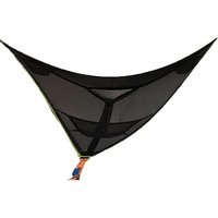 1 Stück schwarze große Luft-Camping-Hängematte, tragbare 3-Stunden-Hängematte für mehrere Personen von CYSLMUK