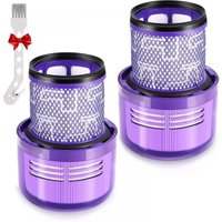 Cyslmuk - 2er-Pack Filter für Dyson V11 Absolute Extra Pro, V11 Torque Drive Animal, V15 Detect Akku-Staubsauger SV14 SV17 SV22, waschbarer von CYSLMUK