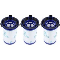 Cyslmuk - 3 Stück Ersatzfilter für Rowenta Air Force 360 ​​​​- X-Pert Essential 260 Akku-Staubsauger RH9037 RH9038 RH9039 RH9051 RH9057 RH9079 RH9081 von CYSLMUK