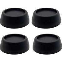 4 Stück Waschmaschinenfüße Anti-Vibrations-Pads Geräusch-Anti-Vibrations-Füße für Waschmaschinen und Waschtrockner Gummi-Anti-Vibrations-Pads, Schwarz von CYSLMUK
