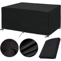 420D Gartenmöbel-Abdeckung, 200 x 100 x 75 cm, Schutzplane, Gartentisch, Gartenmöbel, wasserdicht, winddicht, UV-beständig, kältebeständig, 420D Gartenmöbel-Abdeckung, 200 x 100 x 75 cm, Schutzplane, Gartentisch, Gartenmöbel, wasserdicht, winddicht, UV-beständig, kältebeständig, von CYSLMUK