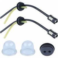 Cyslmuk - 5 Stück Kraftstoffschlauch Motorsense Ersatzteile Kraftstofffilter für Trimmer Heckenschere Kantenschneider Cyslmuk - 5 Stück Kraftstoffschlauch Motorsense Ersatzteile Kraftstofffilter für Trimmer Heckenschere Kantenschneider von CYSLMUK