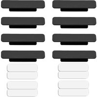 Cyslmuk - 8 Stück Selbstklebende Möbelgriffe, Selbstklebender Schubladengriff, Selbstklebender Küchengriff, für Türen, Fenster, Schubladen, Schränke, von CYSLMUK