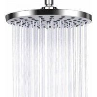 Cyslmuk - Anti-Kalk-Duschkopf, Edelstahl-Duschkopf, Regenduschkopf, wassersparender und Hochdruck-Festduschkopf für Badezimmer, Silber Cyslmuk - Anti-Kalk-Duschkopf, Edelstahl-Duschkopf, Regenduschkopf, wassersparender und Hochdruck-Festduschkopf für Badezimmer, Silber von CYSLMUK