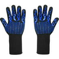 Cyslmuk - Grillhandschuhe Hitzebeständig bis 800°C - Schnittfeste Handschuhe L5 - Premium Ofenhandschuhe zum Grillen, Kochen, Backen und Schweißen (1 von CYSLMUK