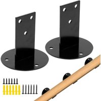 Handlaufhalterungen, Treppengeländerhalterung, Wandhalterungszubehör, Treppengeländerhandlauf für Holz, Wandhalterung für Balustrade im Innen- und von CYSLMUK