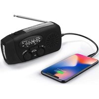 Cyslmuk - Solar-Wetterradio für den Notfall, Erdbeben-Set, Handkurbel, selbstbetrieben, am/fm/wb, Handkurbel-Überlebensradio, LED-Taschenlampe, 2000 Cyslmuk - Solar-Wetterradio für den Notfall, Erdbeben-Set, Handkurbel, selbstbetrieben, am/fm/wb, Handkurbel-Überlebensradio, LED-Taschenlampe, 2000 von CYSLMUK