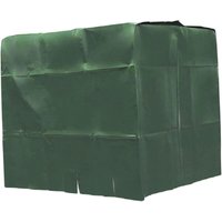 Cyslmuk - ibc Wassertank Schutzhülle Plane 1000L, Tonnenfass Abdeckung Oxford Tuch, Staubschutzhülle Containerabdeckung für Regenfass, Grün von CYSLMUK