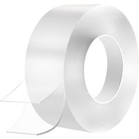 Doppelklebeband - 5 m x 50 mm x 2 mm – Montagetape – Nano-Tape – Montagetape – extra dick – transparent – Acryl von CYSLMUK