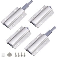 Cyslmuk - Druck-Schrankriegel, taktile Riegel, Beschläge für Küchentüren, Schubladen, Druckriegel (4er-Pack) von CYSLMUK