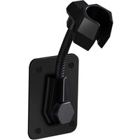Cyslmuk - Duschkopfhalter, stark klebend, um 360 Grad drehbar, verstellbarer Duschkopfhalter, Handbrausehalter, Badezimmer-Wandhalterung (schwarz) von CYSLMUK