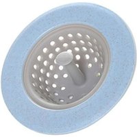 Filter-Stopp-Filterkorb, Badezimmer-Filter-Stopp-Filter, Küchenspüle-Stopp (1 Stück, blau) von CYSLMUK