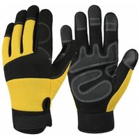 Forsthandschuhe (Kettensäge und Gartengeräte), Gartenhandschuhe sind durchstich- und verschleißfest,M von CYSLMUK