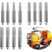 Kettensägen-Schärfstein, Kettensägen-Schärfstein, 12 Stück Diamant-Kettensägen-Schärfsteine mit hoher Härte (4 mm, 4,8 mm, 5,5 mm) von CYSLMUK