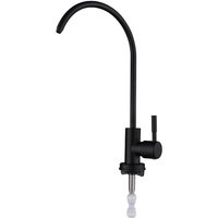 Küchenwasserfilterhahn aus Edelstahl, passend für die meisten Umkehrosmose- oder Wasserfiltersysteme, Trinkwasserhahn für Küchenbarspülen von CYSLMUK