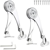 Schranktürscharnier, Scharnierträger aus Edelstahl, verstellbarer Öffnungswinkel für Möbelscharniere 75°/90°/110° mit Sechskantschlüssel für von CYSLMUK