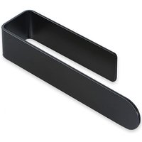 Schwarzer Badezimmer-Handtuchhalter 37 cm, selbstklebender Handtuchhalter, Küchen-Geschirrtuchhalter Sus304 von CYSLMUK