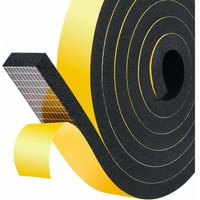 Cyslmuk - Selbstklebende Gummischaumdichtung für Türen und Fenster, 20 mm x 8 mm x 1 m, isolierend und rutschfest, schwarz Cyslmuk - Selbstklebende Gummischaumdichtung für Türen und Fenster, 20 mm x 8 mm x 1 m, isolierend und rutschfest, schwarz von CYSLMUK