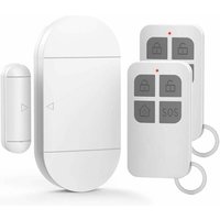 Tür- und Fensteralarm, Alarm mit 130-dB-Sirene, 2 Fernbedienungen, einfach zu installieren, kabelloser Hausalarm von CYSLMUK