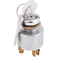 Zündschalter, universeller 12-V-Motorstartschalter, 3-Positionen-EIN-AUS-Zündsteuerschalter mit Schlüssel von CYSLMUK