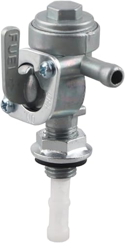 CYTGOUPER Kraftstoff-Absperrventil, Gastank-Kraftstoffschalter, Kraftstoffventil, Benzinhahn M10 x 1,25 für Benzin-Generator, kleiner Benzinhahn von CYTGOUPER