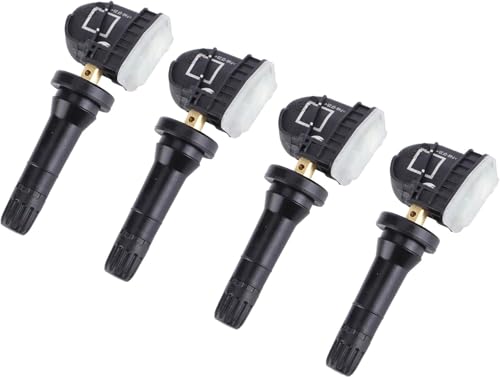 CYTGOUPER Reifendrucksensor, TPMS-Sensor-Überwachungssystem, Ersatz, Kupfer-Gummi-Reifendruckkontrollsensor für 1862980, 2036832, 2318530 Auto, 4 Stück von CYTGOUPER