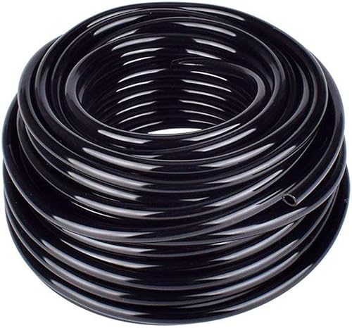CYTGOUPER Schlauchregner 20m, Robuster und Dicker Pvc Kunststoff Bewässerung Schlauch, ID 4 Mm/OD 6 Mm Tropf Bewässerung Flexibles Schlauch für Garten Bewässerungssystem (20m) von CYTGOUPER