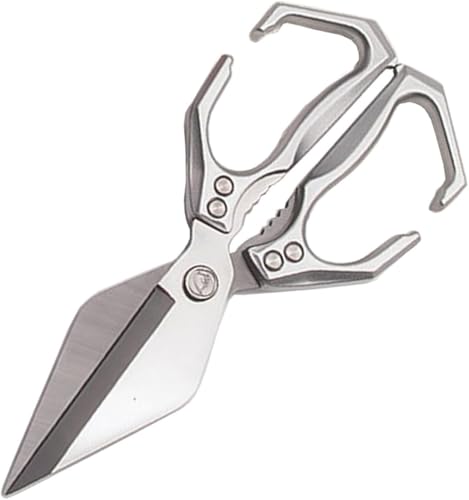 Robuste Küchenschere, Multifunktions-Küchenschere aus Edelstahl mit ergonomischem, rutschfestem Griff zum Schneiden von Fleisch, Hähnchen, Fisch, Meeresfrüchten und Nüssen Robuste Küchenschere, Multifunktions-Küchenschere aus Edelstahl mit ergonomischem, rutschfestem Griff zum Schneiden von Fleisch, Hähnchen, Fisch, Meeresfrüchten und Nüssen von CYWBUEAFY