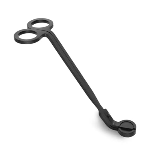 CYWDHFO 1 PCS Schwarze Kerzendochtschneider-Schere, 18 * 6 * 3CM(A) von CYWDHFO