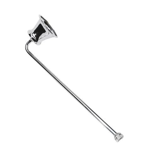 CYWDHFO 1pc Metall Kerze Snuffer Gold/Schwarz/Silber Glocke-Form Feuerlöscher Docht Abdeckung(Silver) von CYWDHFO