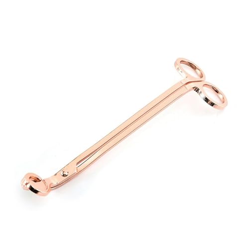 CYWDHFO Haken Clipper Snuffers Werkzeug Kerze Zubehör Docht Trimmer Schere Cutter(Rose Gold) von CYWDHFO