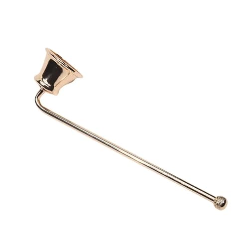 CYWDHFO Kerzenfeuerlöscher Gold/Schwarz/Silber Metall Feuerlöscher 18cm(Gold) von CYWDHFO