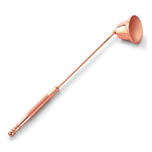 CYWDHFO Kerzenfeuerlöscher mit langem Griff und Glockenlöscher(Rose golden) von CYWDHFO