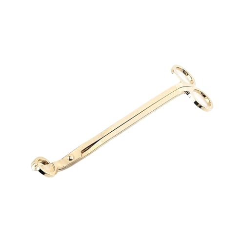 CYWDHFO Trim Haken Clipper Snuffers Werkzeug Cutter Kerze Zubehör Docht Schere Trimmer(Gold) von CYWDHFO
