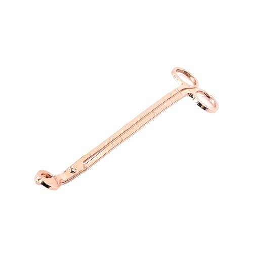 CYWDHFO Trim Haken Clipper Snuffers Werkzeug Cutter Kerze Zubehör Docht Schere Trimmer(Rose Gold) von CYWDHFO