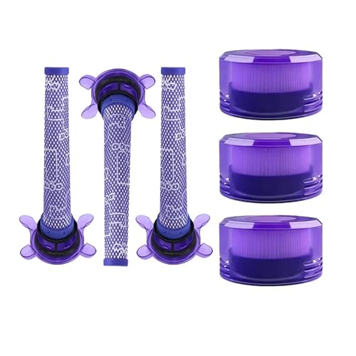 Ersatzteilset, kompatibel mit Dyson, Vor- und Nachfiltern for V8-Staubsauger(Plum) von CYWDHFO